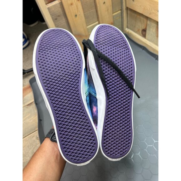 Vans Galaxy Print Canvas Sneakers - Mens 5 / Womens 6.5 Blue Purple - Picture 7 of 7